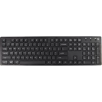 Flipkart SmartBuy KM-206W Wireless Laptop Keyboard  (Matte Black)