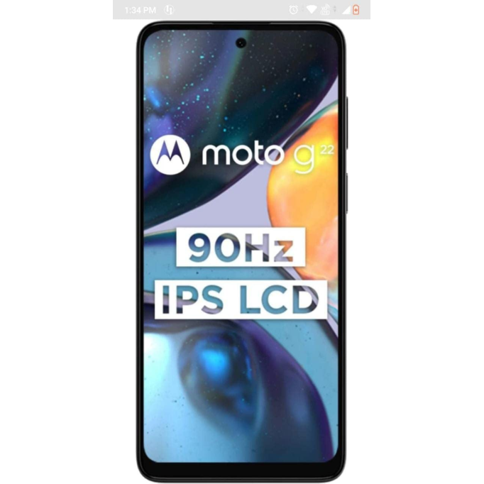 MOTOROLA Moto g22 (Cosmic Black, 64 GB) (4 GB RAM) Refurbished 