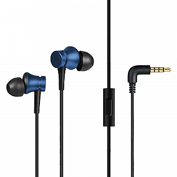 Mi Earphones Basic Blue Wired Headset (Blue, In the Ear)