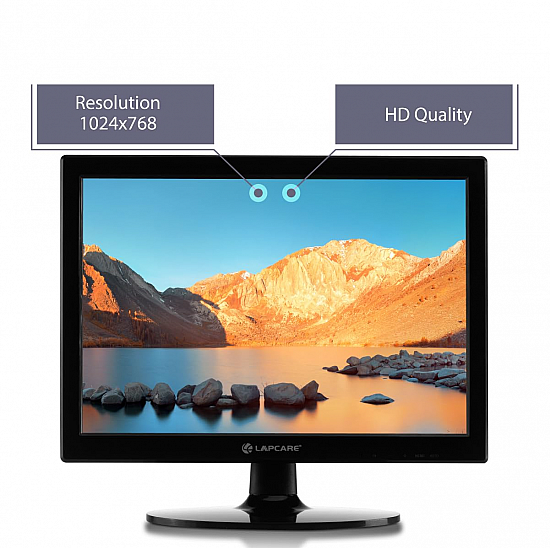 LAPCARE LED Monitor LM154 - 15.1’’(38.36CM) - VGA & HDMI