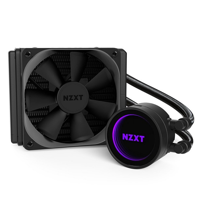 NZXT Kraken M22 CAM Powered 120 mm RGB AIO Liquid Cooler with AER P Radiator-Optimized Fan