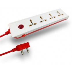 Airtree 4Plus1 Power Strip with Master Switch Indicator Safety Shutter - 4 international sockets