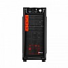 Circle Gaming 820 Black ATX Tower Case with Transparent Side Panel and Steel Black Body 