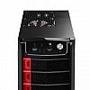 Circle Gaming 820 Black ATX Tower Case with Transparent Side Panel and Steel Black Body 