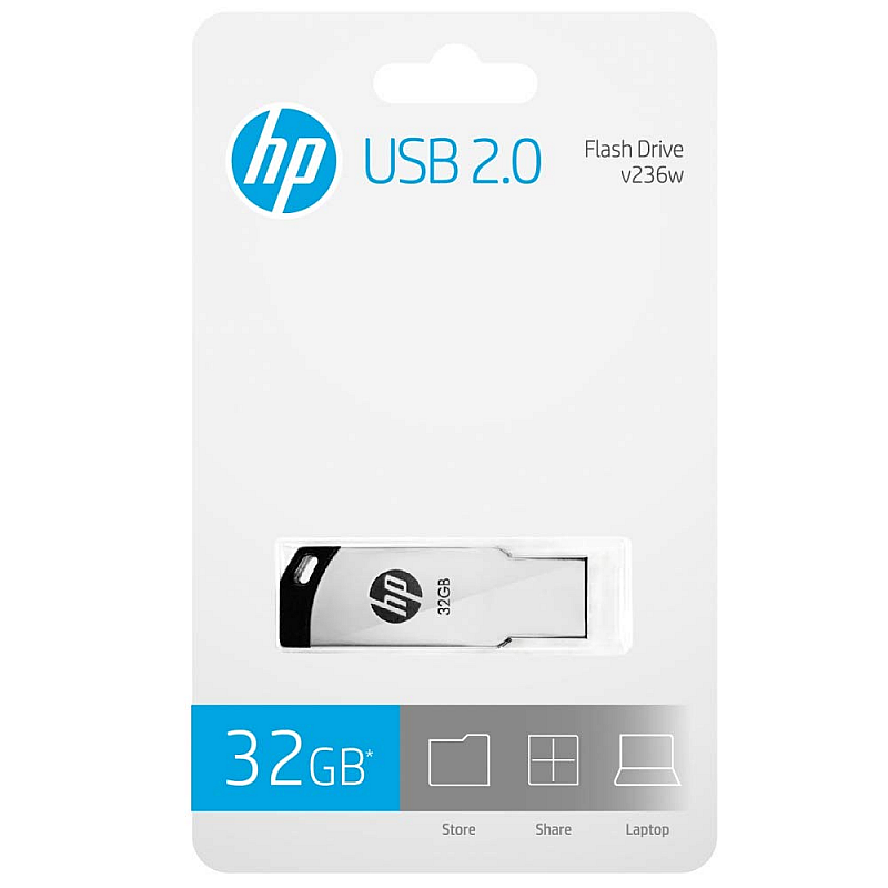 HP V301W 32 GB Pen Drive (Grey) 