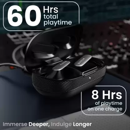 Boult Y1 Pro with Zen Quad Mic ENC, 60Hrs Battery, Fast Charging (Black, True Wireless) Boult Y1 Pro with Zen Quad Mic ENC, 60Hrs Battery, Fast Charging (Black, True Wireless)