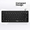 QUANTUM QHM7307 MINI MULTIMEDIA KEYBOARD Wired USB Multi-device Keyboard  (Black)