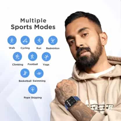 boAt Storm call 1.69 inch HD display with bluetooth calling and 550 nits brightness Smartwatch Blue Strap boAt Storm call 1.69 inch HD display with bluetooth calling and 550 nits brightness Smartwatch Blue Strap
