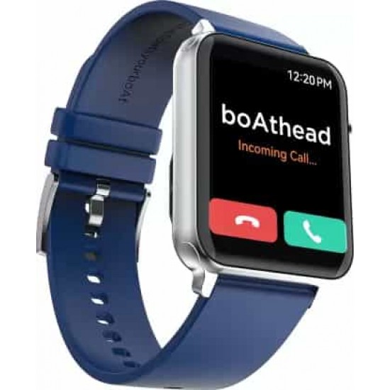 boAt Storm call 1.69 inch HD display with bluetooth calling and 550 nits brightness Smartwatch Blue Strap