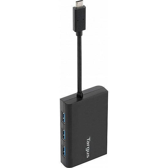 Targus Power ACH230AP-50 USB 3.0 Hub (Black) with Gigabit Ethernet USB-C -