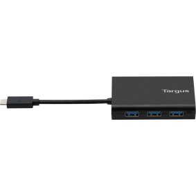 Targus Power ACH230AP-50 USB 3.0 Hub (Black) with Gigabit Ethernet USB-C - Targus Power ACH230AP-50 USB 3.0 Hub (Black) with Gigabit Ethernet USB-C -