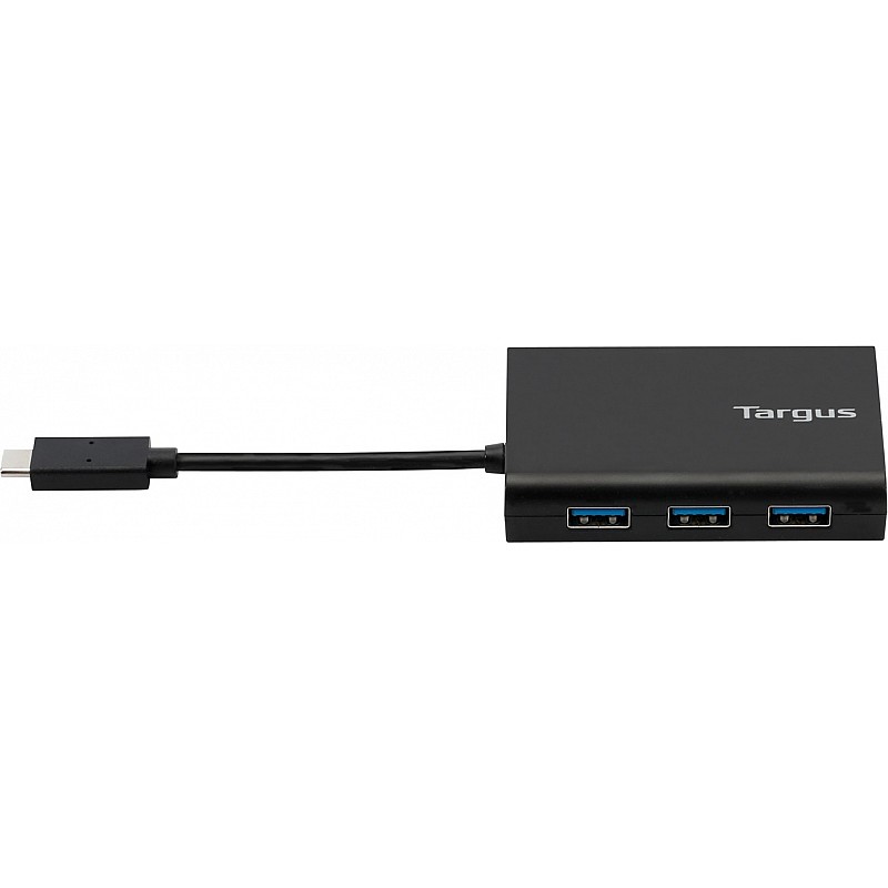 Targus Power ACH230AP-50 USB 3.0 Hub (Black) with Gigabit Ethernet USB-C -