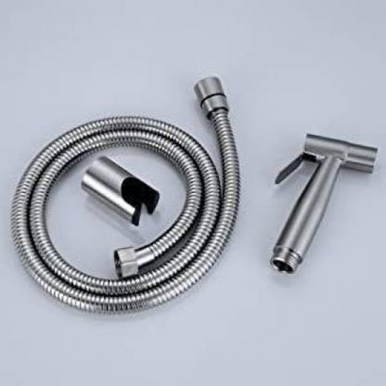 Tomo by Marcoware Full Stainless Steel Health Faucet- Heavy Duty with 304 Ultra Flexible Shower Hose Faucet Set