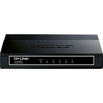 TP-Link TL-SG1005D 5-Port Gigabit Desktop Switch (Black)