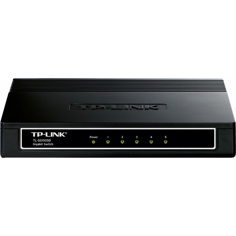 TP-Link TL-SG1005D 5-Port Gigabit Desktop Switch (Black)