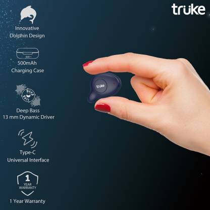 Truke Fit Pro Bluetooth Headset Blue True Wireless Truke Fit Pro Bluetooth Headset Blue True Wireless