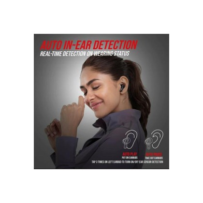 Truke Air Buds E216 TWS Earbuds with AI Noise Cancellation (IPX4 Water Resistant, 48 Hours Playback, Black) Truke Air Buds E216 TWS Earbuds with AI Noise Cancellation (IPX4 Water Resistant, 48 Hours Playback, Black)