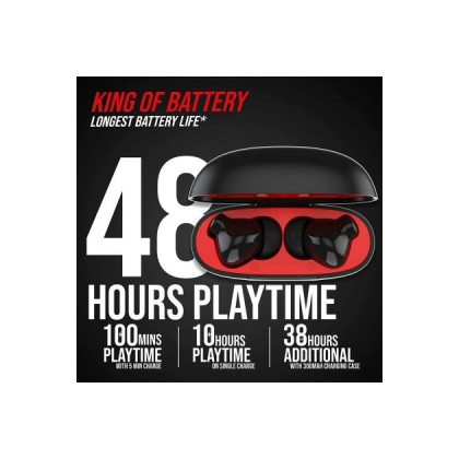 Truke Air Buds E216 TWS Earbuds with AI Noise Cancellation (IPX4 Water Resistant, 48 Hours Playback, Black) Truke Air Buds E216 TWS Earbuds with AI Noise Cancellation (IPX4 Water Resistant, 48 Hours Playback, Black)