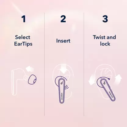 Soundcore by Anker Liberty Air 2 Pro With Active Noise Cancellation Bluetooth Headset (Pink, True Wireless) Soundcore by Anker Liberty Air 2 Pro With Active Noise Cancellation Bluetooth Headset (Pink, True Wireless)