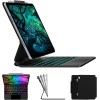 typecase Edge Magic Keyboard case for iPad 11th (A16-2025) & 10th Gen with 11-Colors Backlit, Floating Cantilever Stand, Click Anywhere Precision Multi-Touch Trackpad, 600 GMS (NOT for Air 11/Pro 11)