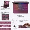 typecase Edge Magic Keyboard case for iPad 11th (A16-2025) & 10th Gen with 11-Colors Backlit, Floating Cantilever Stand, Click Anywhere Precision Multi-Touch Trackpad, 600 GMS (NOT for Air 11/Pro 11)