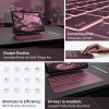 typecase Edge Magic Keyboard case for iPad 11th (A16-2025) & 10th Gen with 11-Colors Backlit, Floating Cantilever Stand, Click Anywhere Precision Multi-Touch Trackpad, 600 GMS (NOT for Air 11/Pro 11)
