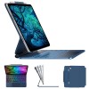 typecase Edge Magic Keyboard case for iPad 11th (A16-2025) & 10th Gen with 11-Colors Backlit, Floating Cantilever Stand, Click Anywhere Precision Multi-Touch Trackpad, 600 GMS (NOT for Air 11/Pro 11)