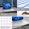 typecase Edge Magic Keyboard case for iPad 11th (A16-2025) & 10th Gen with 11-Colors Backlit, Floating Cantilever Stand, Click Anywhere Precision Multi-Touch Trackpad, 600 GMS (NOT for Air 11/Pro 11)
