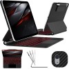 typecase Edge Magic Keyboard case for iPad 11th (A16-2025) & 10th Gen with 11-Colors Backlit, Floating Cantilever Stand, Click Anywhere Precision Multi-Touch Trackpad, 600 GMS (NOT for Air 11/Pro 11)