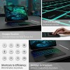typecase Edge Magic Keyboard case for iPad 11th (A16-2025) & 10th Gen with 11-Colors Backlit, Floating Cantilever Stand, Click Anywhere Precision Multi-Touch Trackpad, 600 GMS (NOT for Air 11/Pro 11)