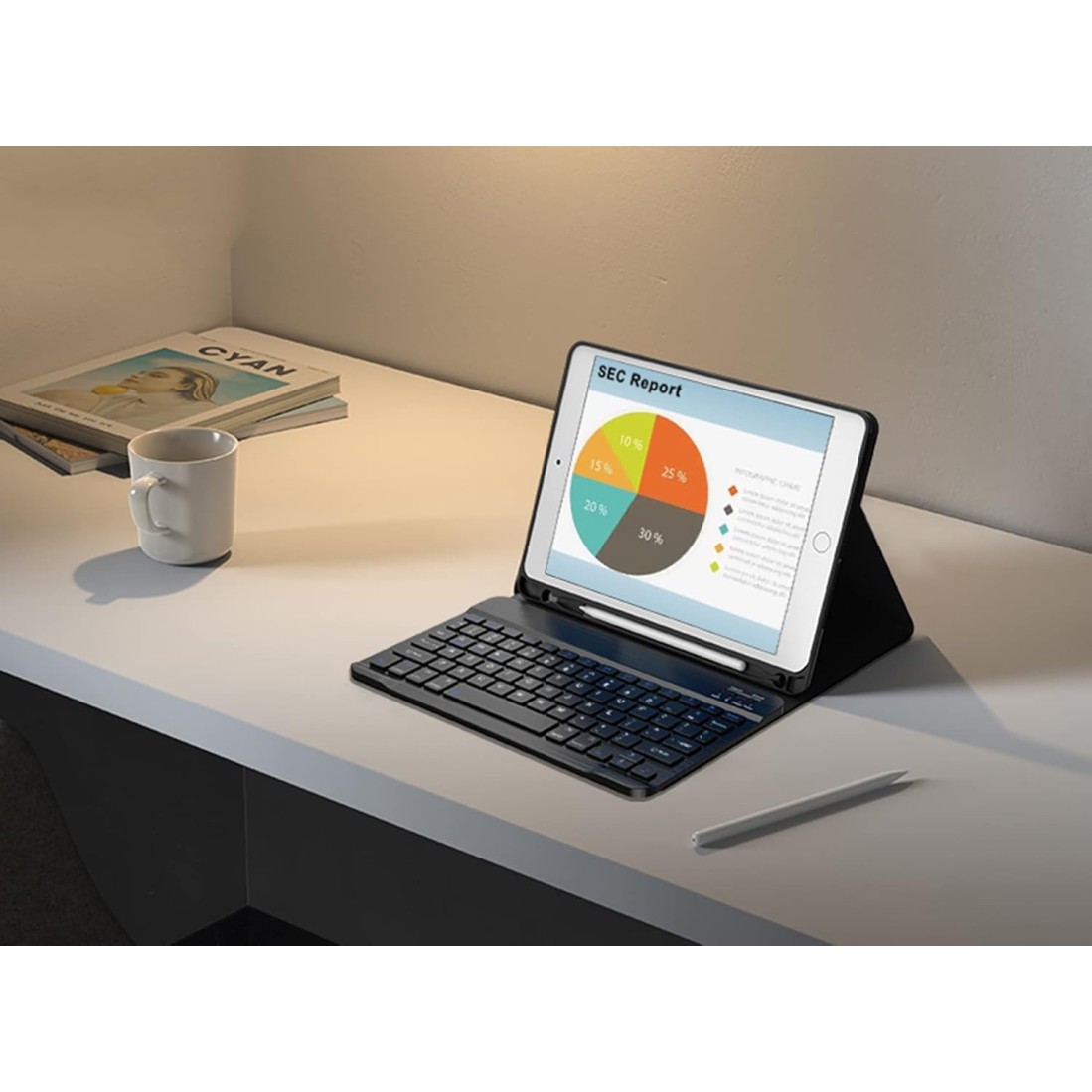 typecase Keyboard Case for OnePlus Pad (11.61 inch only), Slim Lightweight Stand Cover, Magnetically Detachable Wireless Bluetooth Keyboard