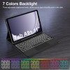 typecase Keyboard case for Samsung Galaxy Tab A9 Plus (11 Inch) / A9+ (11 Inch) with 7-Colors Backlits & Touchpad, Pen Holder, Multi Angle