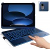 typecase Touch Keyboard for New iPad A16 2025 (11 Inch) & iPad 10th Generation with Multi-Touch Trackpad, 11-Colors Backlit, 360° Rotatable Design, Bluetooth Keyboard case, Pencil Holder (Black'25) typecase Touch Keyboard for New iPad A16 2025 (11 Inch) & iPad 10th Generation with Multi-Touch Trackpad, 11-Colors Backlit, 360° Rotatable Design, Bluetooth Keyboard case, Pencil Holder (Black'25)