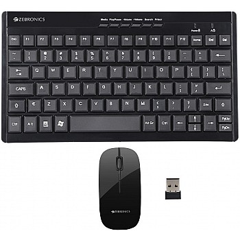 Zebronics Zeb-Companion 106 Wireless Keyboard and Mouse Combo