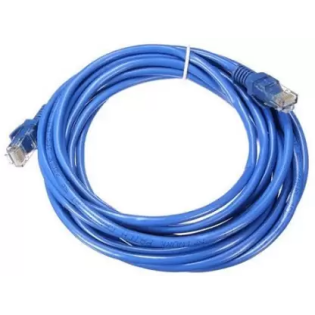 AIRTREE LAN Cable 10 m 10 Meters CAT 6 Ethernet Cable Lan Network CAT6 Internet Modem RJ45 Patch Cord  (Compatible with internet, Blue)