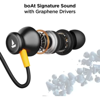 boAt Rockerz 255 Arc with ENx Technology and upto Bluetooth Headset (Cosmos Black, In the Ear) boAt Rockerz 255 Arc with ENx Technology and upto Bluetooth Headset (Cosmos Black, In the Ear)