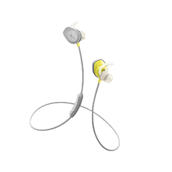 Bose Soundsport Sweatproof Bluetooth Wireless In Ear Earphones With Mic For Running And Sports, White