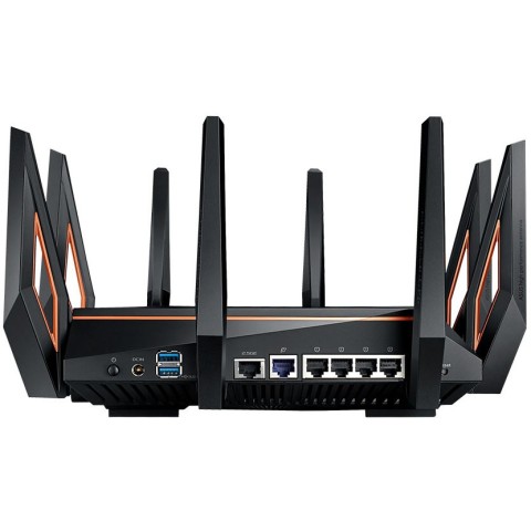 ASUS GT-AX11000 ROG Rapture Router (Black) AX11000 Tri-Band WiFi 6 Gaming WiFi Router 10 Gigabit 