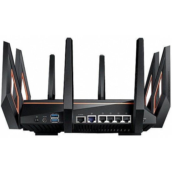 ASUS GT-AX11000 ROG Rapture Router (Black) AX11000 Tri-Band WiFi 6 Gaming WiFi Router 10 Gigabit 