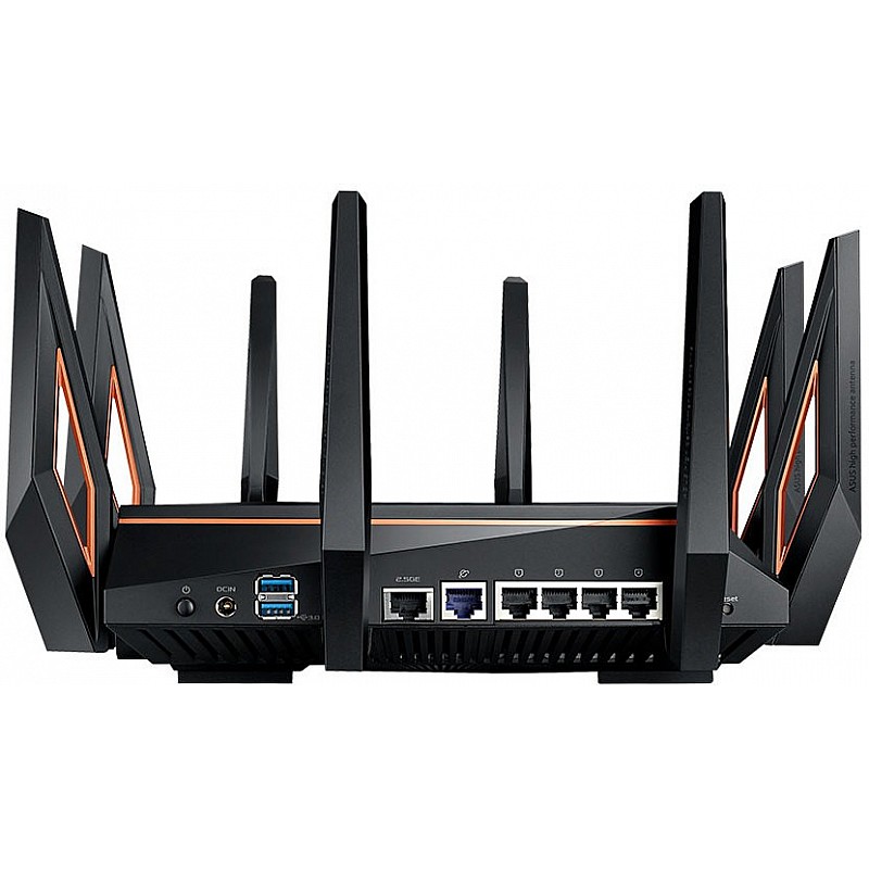 ASUS GT-AX11000 ROG Rapture Router (Black) AX11000 Tri-Band WiFi 6 Gaming WiFi Router 10 Gigabit 