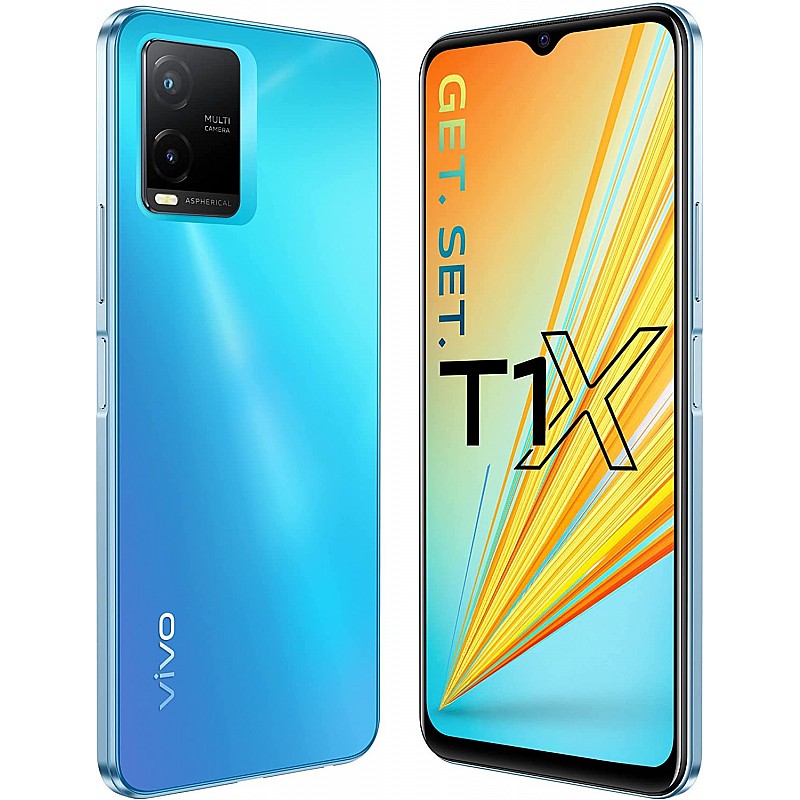 vivo T1X (Space Blue, 4GB RAM, 128GB Storage) Refurbished 