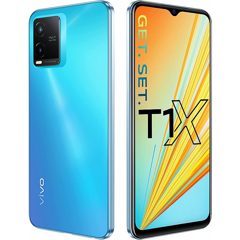 vivo T1X (Space Blue, 4GB RAM, 128GB Storage) Refurbished 