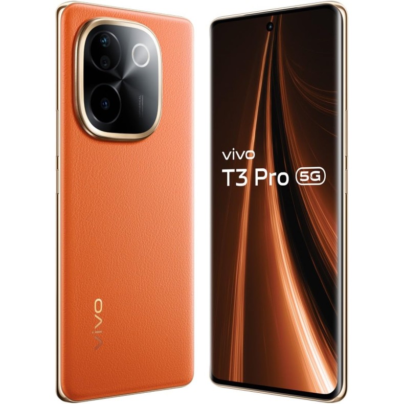 vivo T3 Pro 5G (Sandstone Orange, 8GB RAM+ 128GB Storage) Snapdragon 7 Gen 3 Processor | AMOLED Display | Dual Nano-SIM | 5500mAh Battery vivo T3 Pro 5G (Sandstone Orange, 8GB RAM+ 128GB Storage) Snapdragon 7 Gen 3 Processor | AMOLED Display | Dual Nano-SIM | 5500mAh Battery