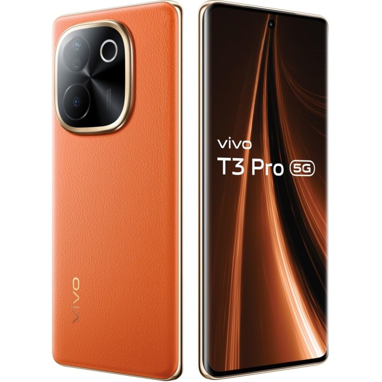 vivo T3 Pro 5G (Sandstone Orange, 8GB RAM+ 128GB Storage) Snapdragon 7 Gen 3 Processor | AMOLED Display | Dual Nano-SIM | 5500mAh Battery vivo T3 Pro 5G (Sandstone Orange, 8GB RAM+ 128GB Storage) Snapdragon 7 Gen 3 Processor | AMOLED Display | Dual Nano-SIM | 5500mAh Battery
