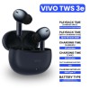 vivo TWS 3e True Wireless Earbuds | Bluetooth 5.3, AI Noise Cancellation, 42H Battery, 88ms Low Latency, Dual Device Pairing, IP54 Splash Resistant – (Dark Indigo) vivo TWS 3e True Wireless Earbuds | Bluetooth 5.3, AI Noise Cancellation, 42H Battery, 88ms Low Latency, Dual Device Pairing, IP54 Splash Resistant – (Dark Indigo)