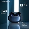 vivo TWS 3e True Wireless Earbuds | Bluetooth 5.3, AI Noise Cancellation, 42H Battery, 88ms Low Latency, Dual Device Pairing, IP54 Splash Resistant – (Dark Indigo) vivo TWS 3e True Wireless Earbuds | Bluetooth 5.3, AI Noise Cancellation, 42H Battery, 88ms Low Latency, Dual Device Pairing, IP54 Splash Resistant – (Dark Indigo)