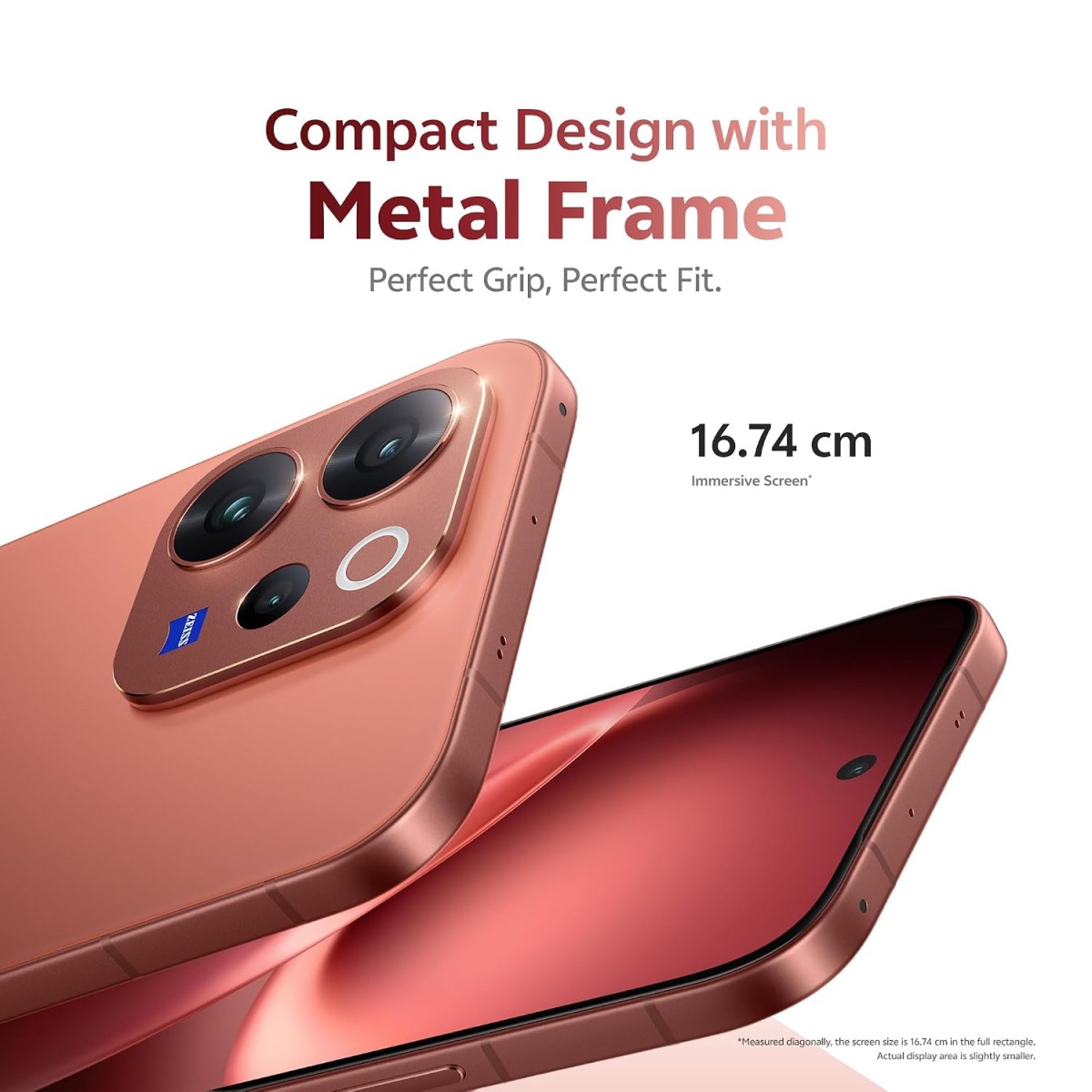 vivo V70 5G (Passion Red, 8GB RAM, 256GB Storage)