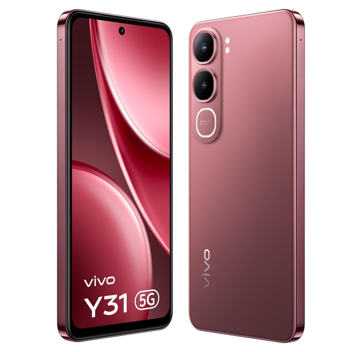 vivo Y31 5G (Blush Red, 6GB RAM, 128GB Storage) with No Cost EMI/Additional Exchange