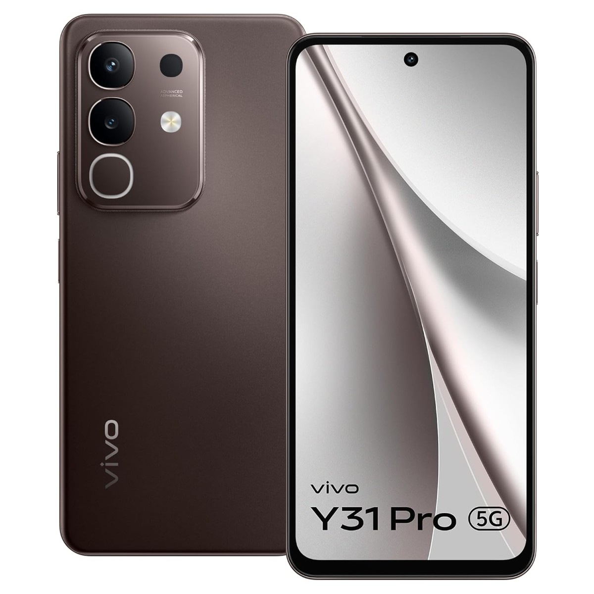 vivo Y31 Pro 5G (Mocha Brown, 8GB RAM, 256GB Storage) with No Cost EMI/Additional Exchange Offers