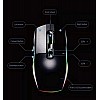 Live Tech Vulcan Wired USB Gaming Mouse 7 Programmable Buttons 2750 DPI Sensor RGB Lighting Durable for Windows PC Gamers